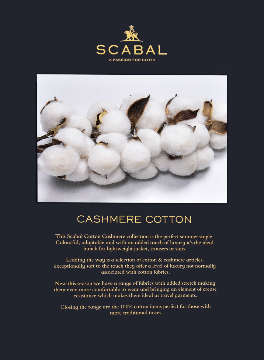Scabal Black Cashmere Cotton Jacket - StudioSuits