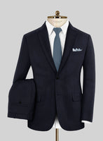 Scabal Ciaz Stripe Blue Wool Suit - StudioSuits