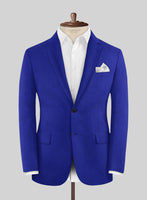 Scabal Cobalt Blue Wool Jacket - StudioSuits