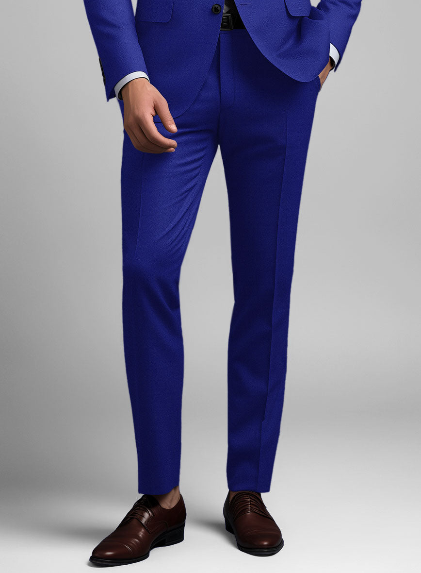 Scabal Cobalt Blue Wool Suit - StudioSuits