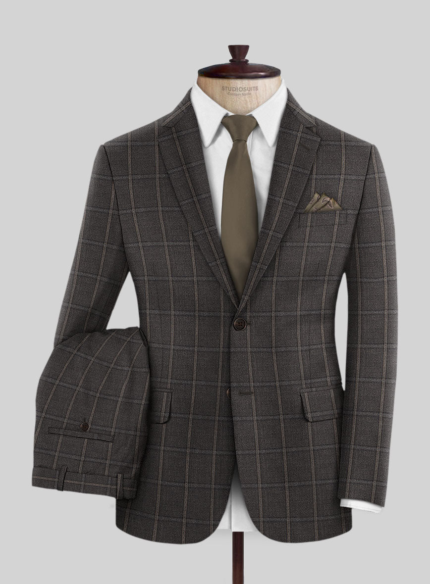 Scabal Suits Scabal Coffee Brown Wool Suit – StudioSuits