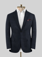 Scabal Cosmopolitan Nailhead Dark Blue Wool Suit - StudioSuits