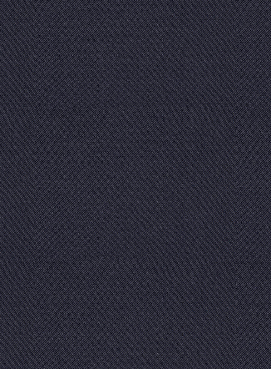 Scabal Corde Navy Blue Wool Suit - StudioSuits