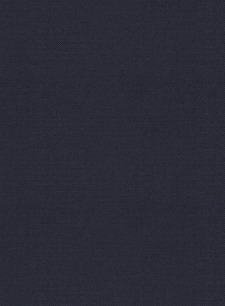 Scabal Corde Navy Blue Wool Suit - StudioSuits