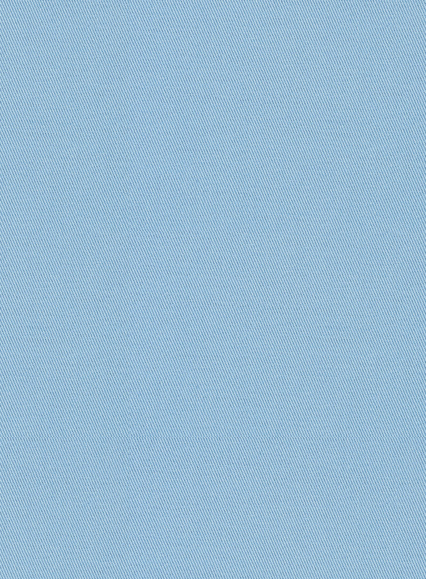 Scabal Cornflower Blue Cashmere Cotton Suit StudioSuits