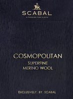 Scabal Cosmopolitan Black Wool Jacket - StudioSuits