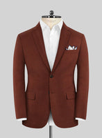 Scabal Cosmopolitan Auburn Wool Jacket - StudioSuits