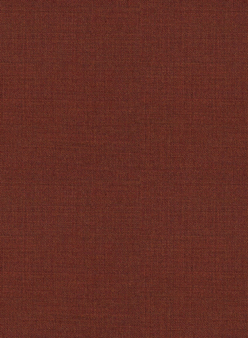 Scabal Cosmopolitan Auburn Wool Pants - StudioSuits