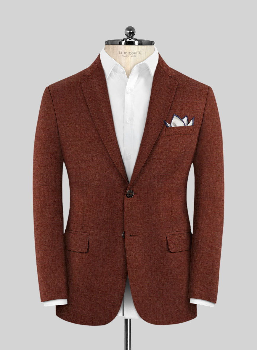Scabal Cosmopolitan Auburn Wool Suit – StudioSuits