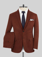 Scabal Cosmopolitan Auburn Wool Suit - StudioSuits