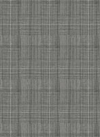 Scabal Cosmopolitan Glen Gray Wool Jacket - StudioSuits