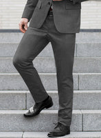 Scabal Cosmopolitan Gray Wool Suit - StudioSuits