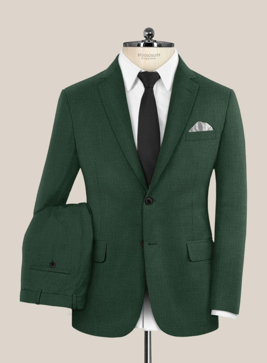 Scabal Cosmopolitan Green Wool Suit - StudioSuits