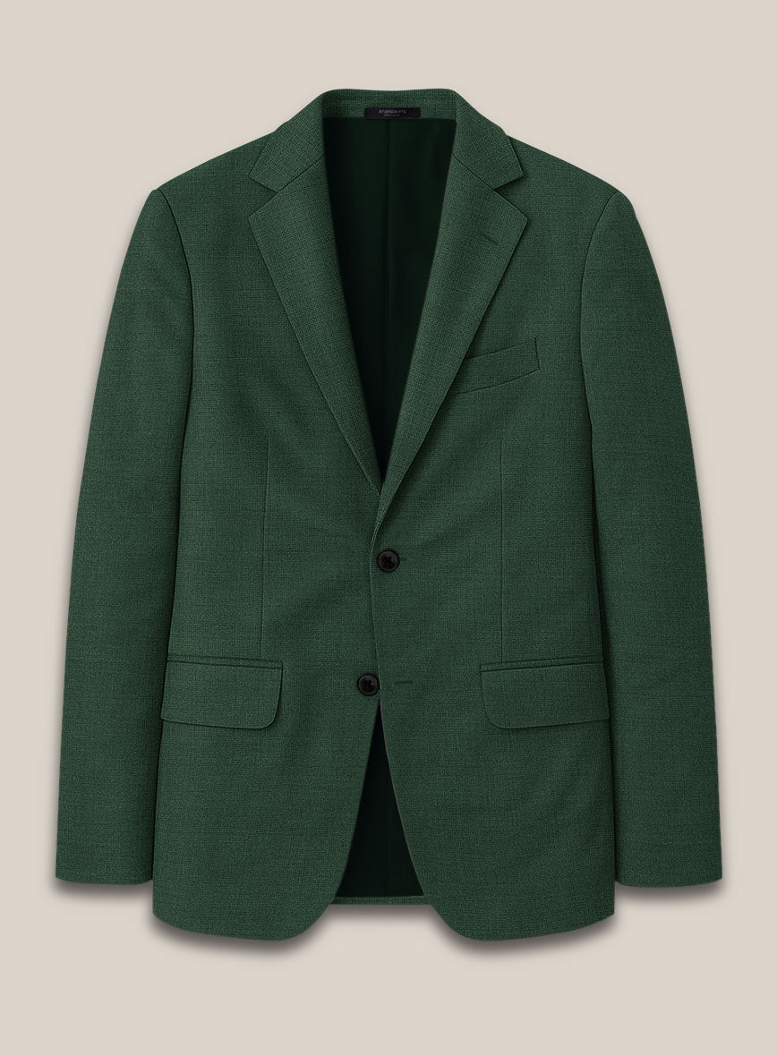 Scabal Cosmopolitan Green Wool Suit - StudioSuits