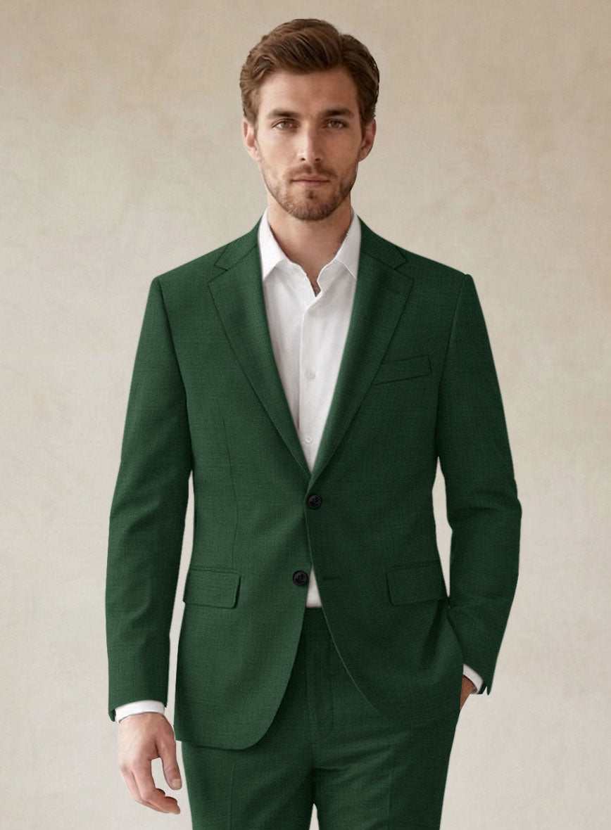 Scabal Cosmopolitan Green Wool Suit - StudioSuits