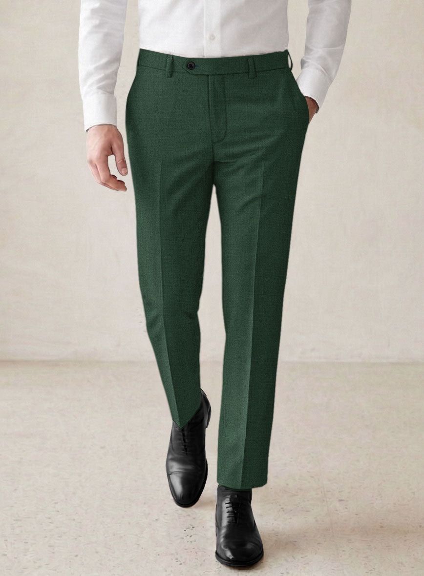Scabal Cosmopolitan Green Wool Suit - StudioSuits