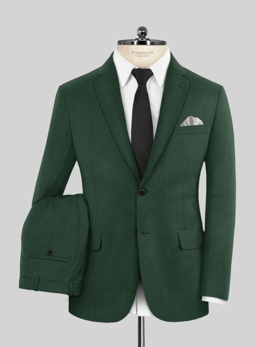 Scabal Cosmopolitan Green Wool Suit - StudioSuits