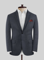 Scabal Cosmopolitan Indigo Blue Wool Suit - StudioSuits