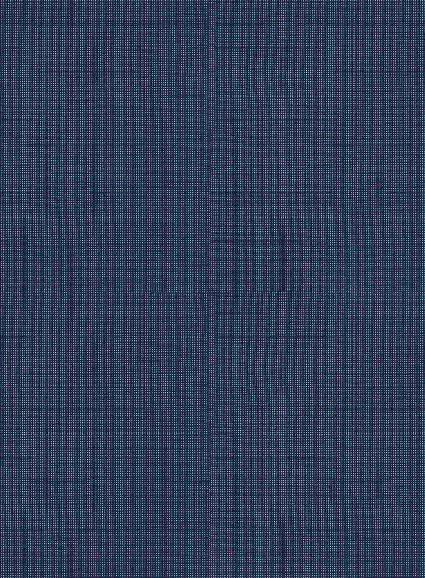 Scabal Cosmopolitan Nailhead Blue Wool Suit - StudioSuits