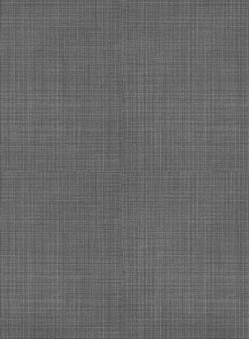 Scabal Cosmopolitan Nailhead Gray Wool Pants - StudioSuits