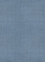 Scabal Cosmopolitan Nailhead Light Blue Wool Jacket - StudioSuits