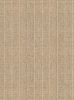 Scabal Cosmopolitan Pinstripe Beige Wool Jacket - StudioSuits