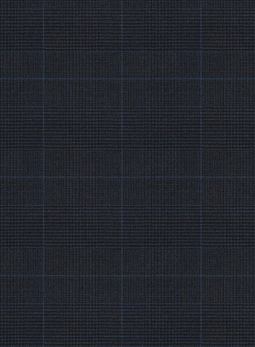 Scabal Cosmopolitan Prince Navy Blue Wool Pants - StudioSuits