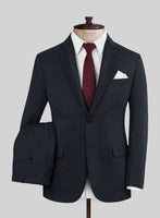 Scabal Cosmopolitan Prince Navy Blue Wool Suit - StudioSuits
