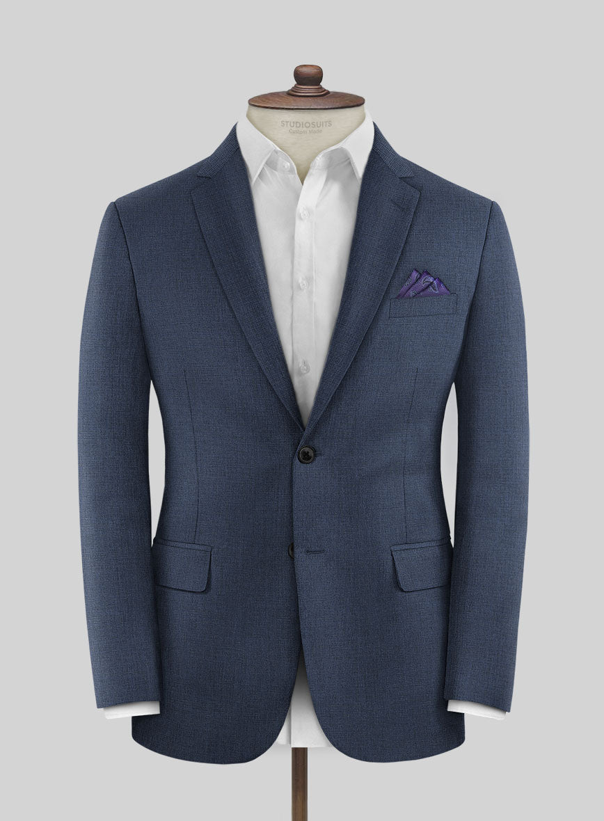 Scabal Cosmopolitan Royal Blue Wool Jacket - StudioSuits