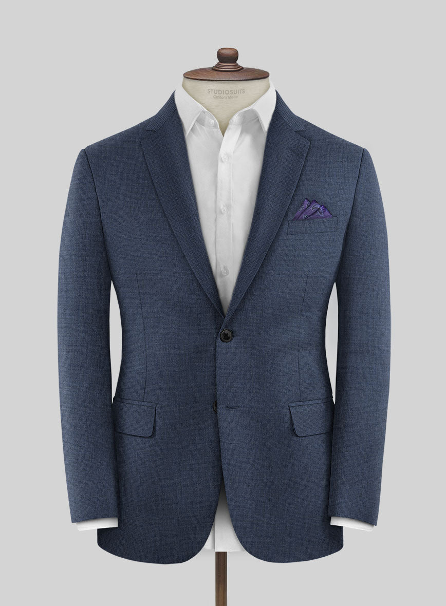 Scabal Cosmopolitan Royal Blue Wool Jacket - StudioSuits