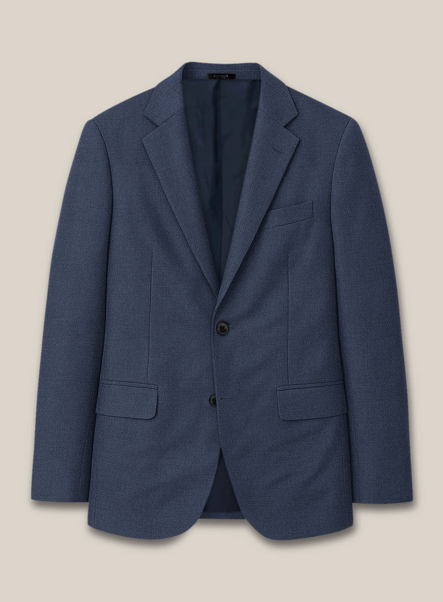 Scabal Cosmopolitan Royal Blue Wool Jacket - StudioSuits