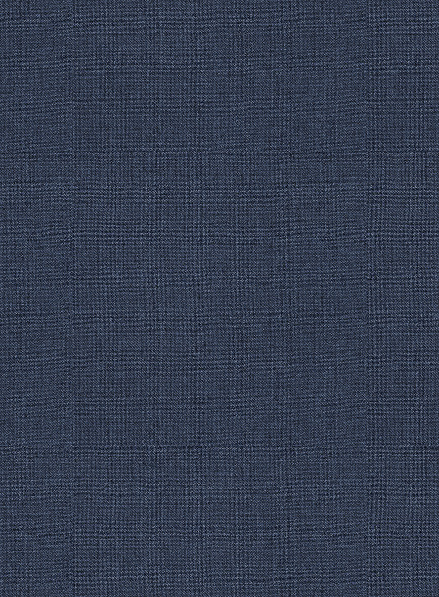 Scabal Cosmopolitan Royal Blue Wool Pants - StudioSuits
