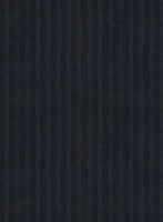 Scabal Cosmopolitan Stripe Alado Blue Wool Jacket - StudioSuits