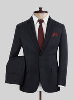 Scabal Cosmopolitan Stripe Isora Blue Wool Suit - StudioSuits