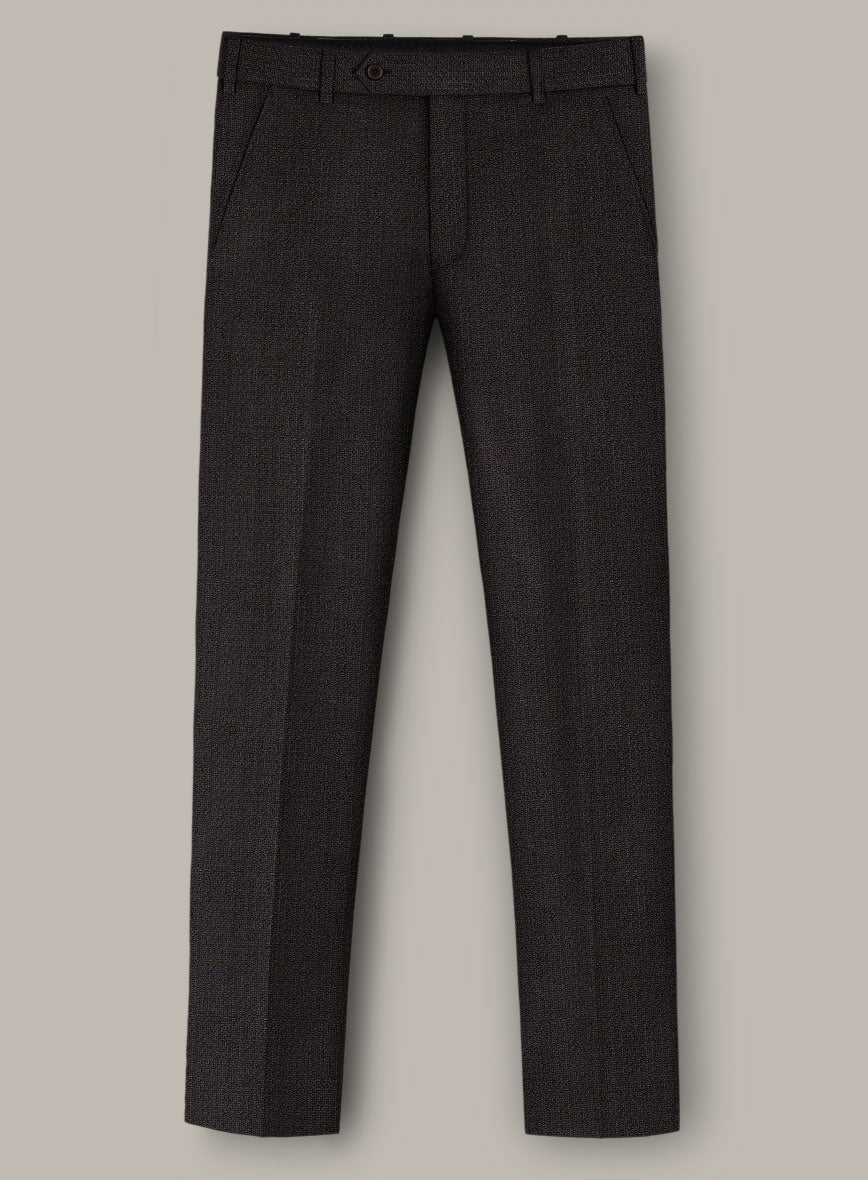 Scabal Dali Cardinal Cross Weave Wool Cashmere Pants - StudioSuits