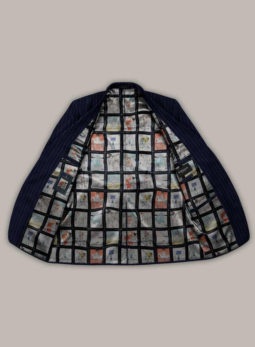 Scabal Dali Chamberlain Herringbone Wool Cashmere Jacket - StudioSuits