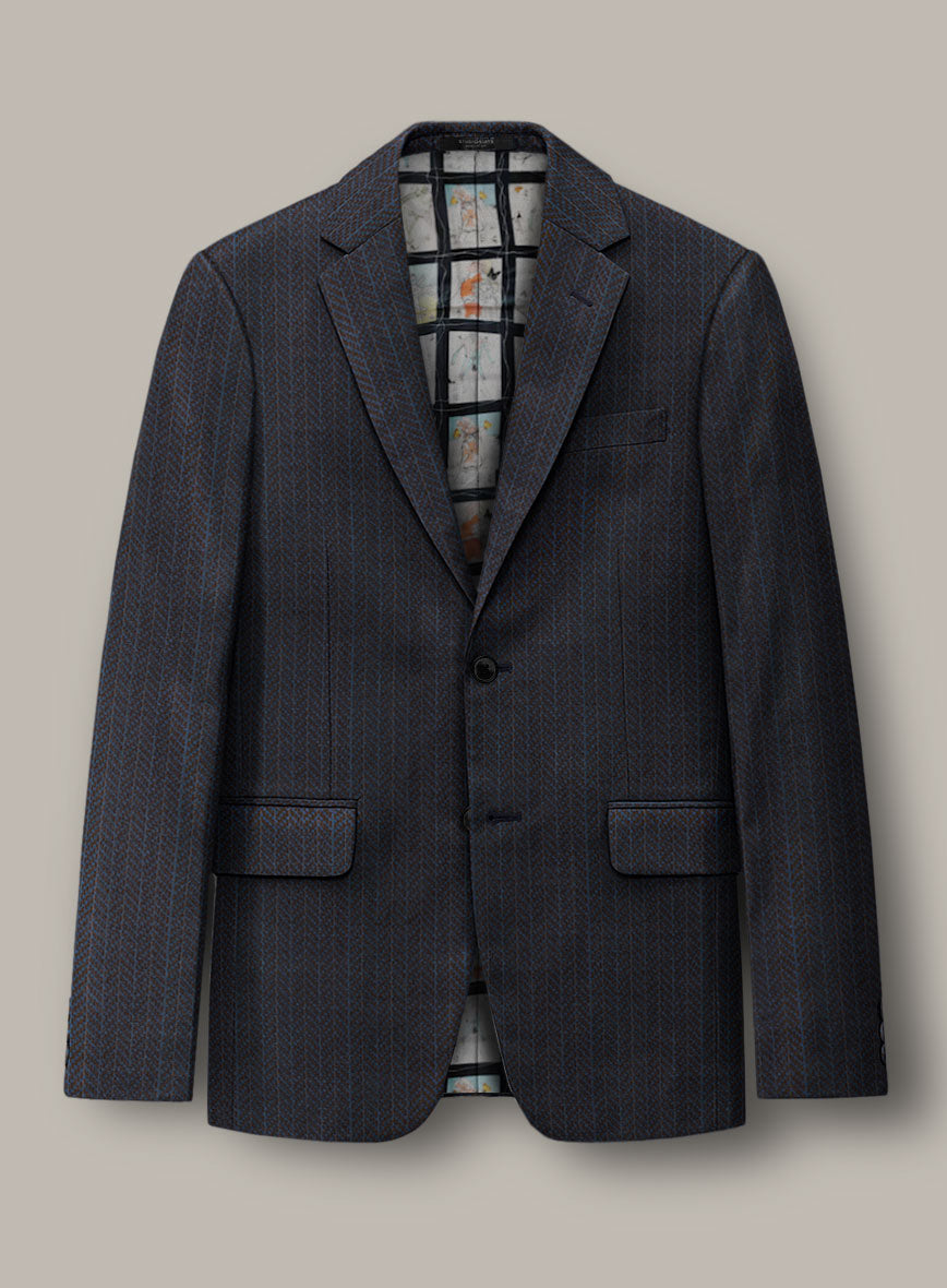 Scabal Dali Cipher Weave Wool Cashmere Jacket - StudioSuits