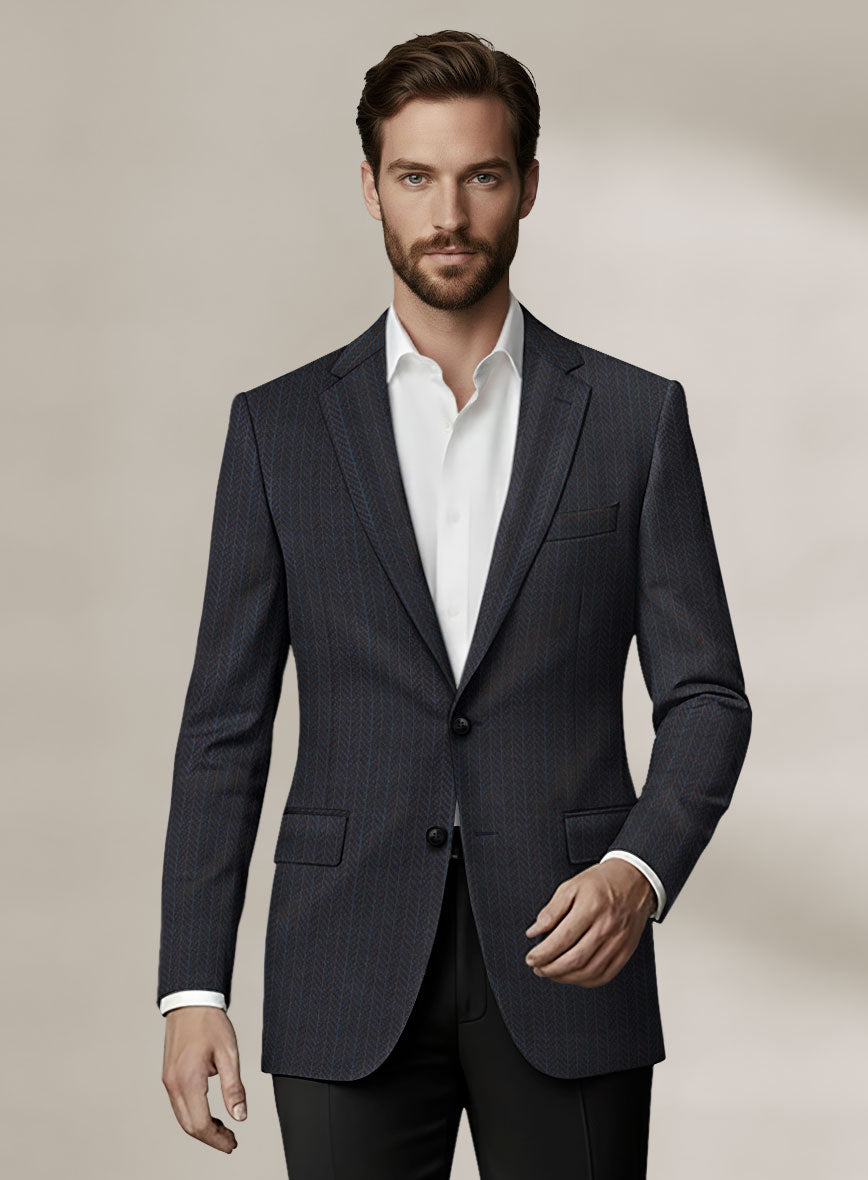 Scabal Dali Cipher Weave Wool Cashmere Jacket - StudioSuits