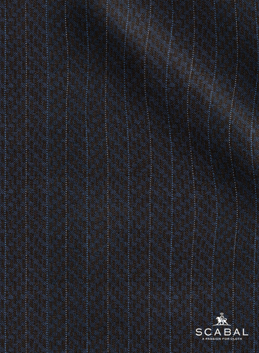Scabal Dali Cipher Weave Wool Cashmere Pants - StudioSuits