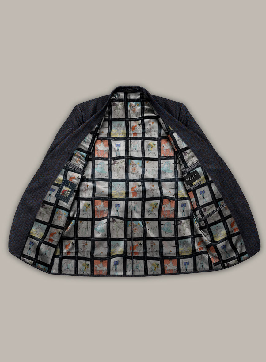 Scabal Dali Cipher Weave Wool Cashmere Suit - StudioSuits
