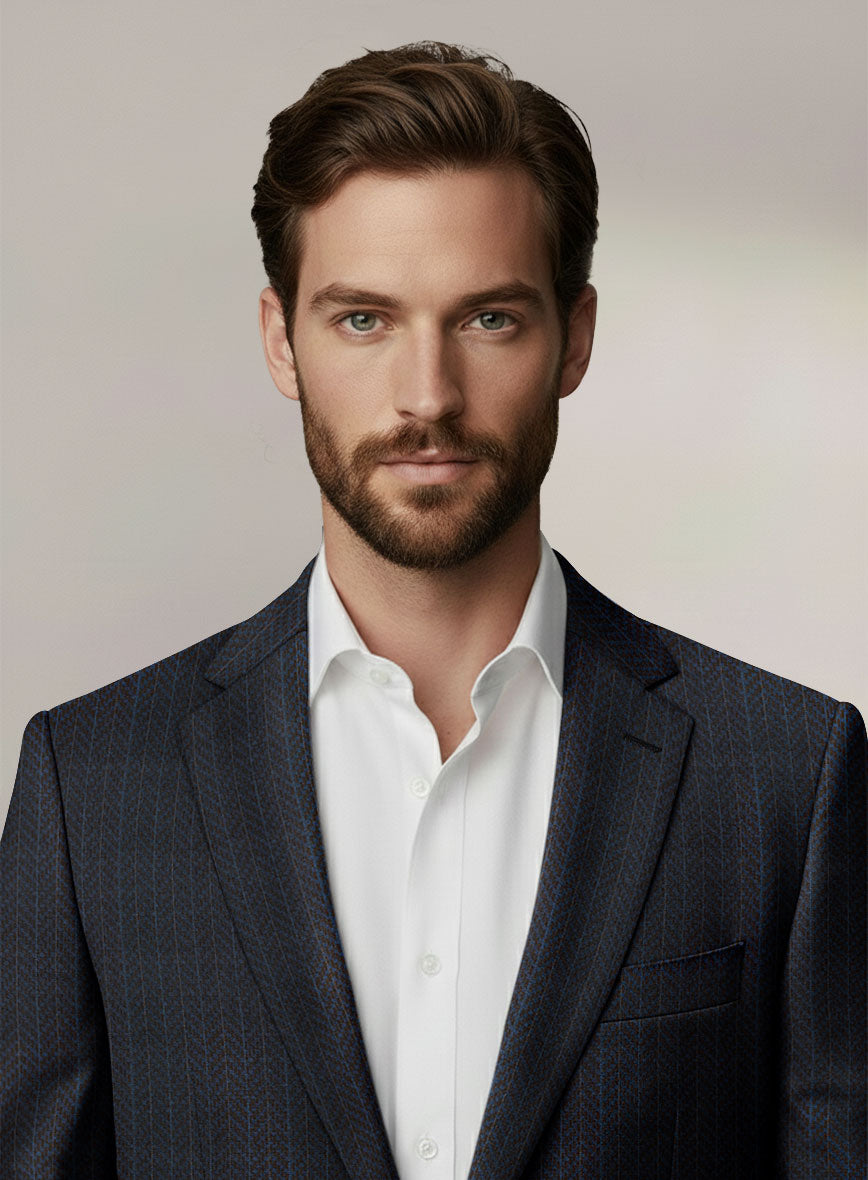 Scabal Dali Cipher Weave Wool Cashmere Suit - StudioSuits
