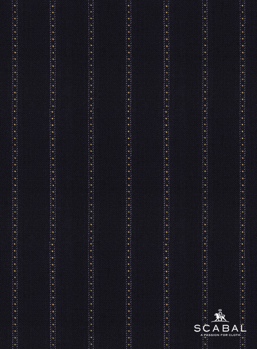 Scabal Dali Godiva Herringbone Wool Cashmere Pants - StudioSuits