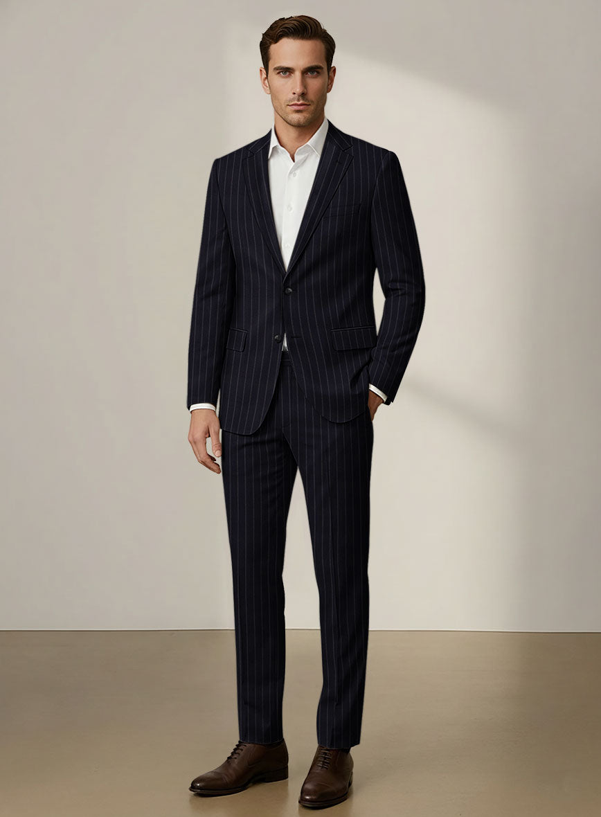 Scabal Dali Godiva Herringbone Wool Cashmere Suit - StudioSuits