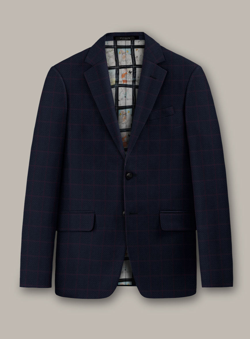 Scabal Dali Heraldic Weave Wool Cashmere Suit - StudioSuits