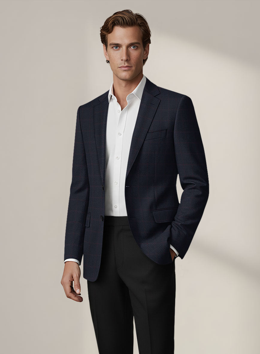 Scabal Dali Heraldic Weave Wool Cashmere Suit - StudioSuits