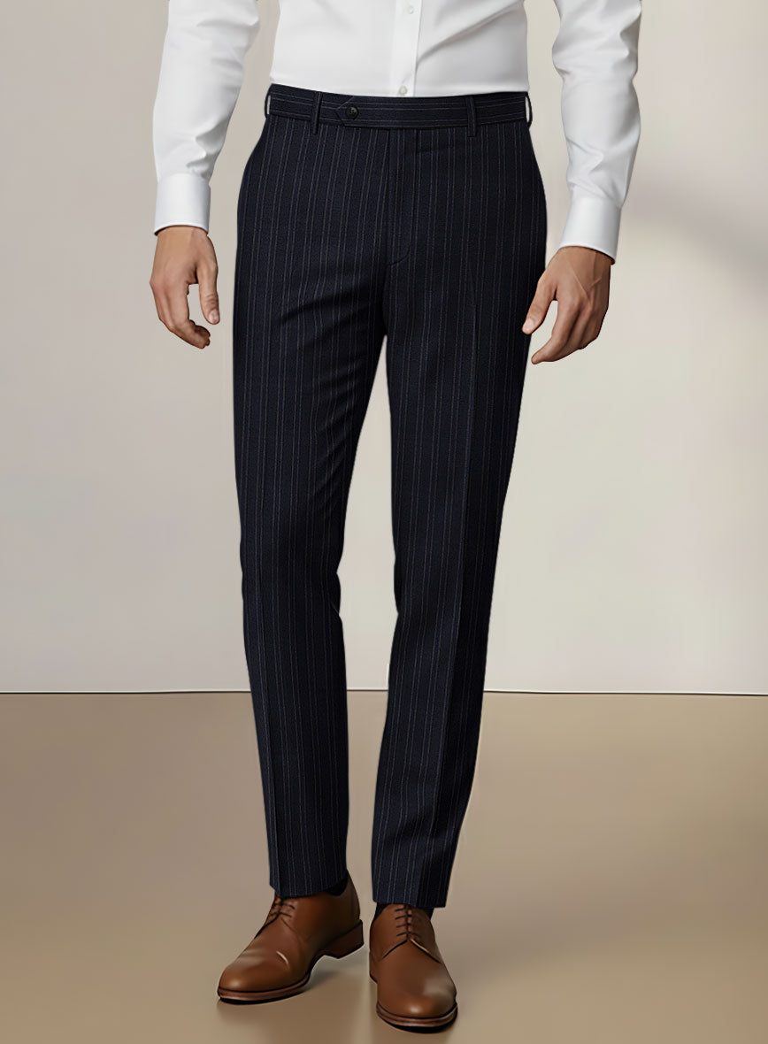 Scabal Dali Kinetic Weave Wool Cashmere Pants - StudioSuits
