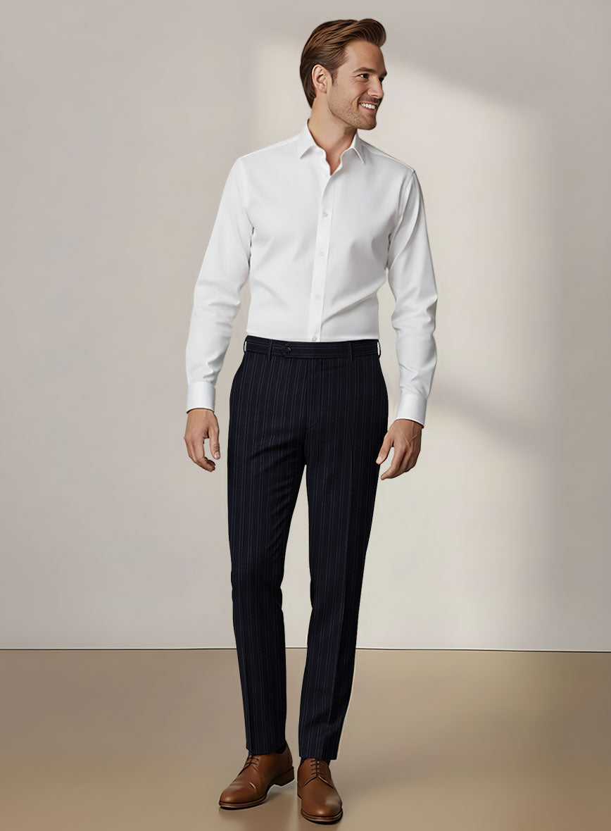 Scabal Dali Kinetic Weave Wool Cashmere Pants - StudioSuits