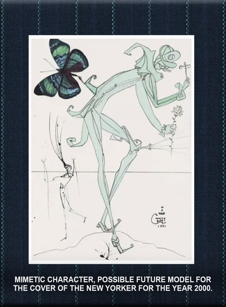 Scabal Dali Mimetic Stripe Wool Cashmere Pants - StudioSuits