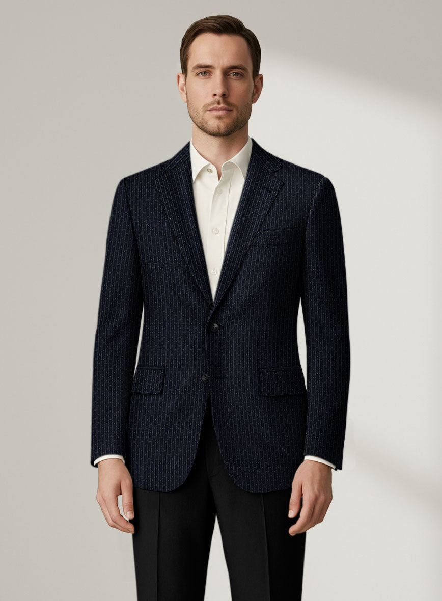 Scabal Dali Mouline Motif Wool Cashmere Jacket - StudioSuits
