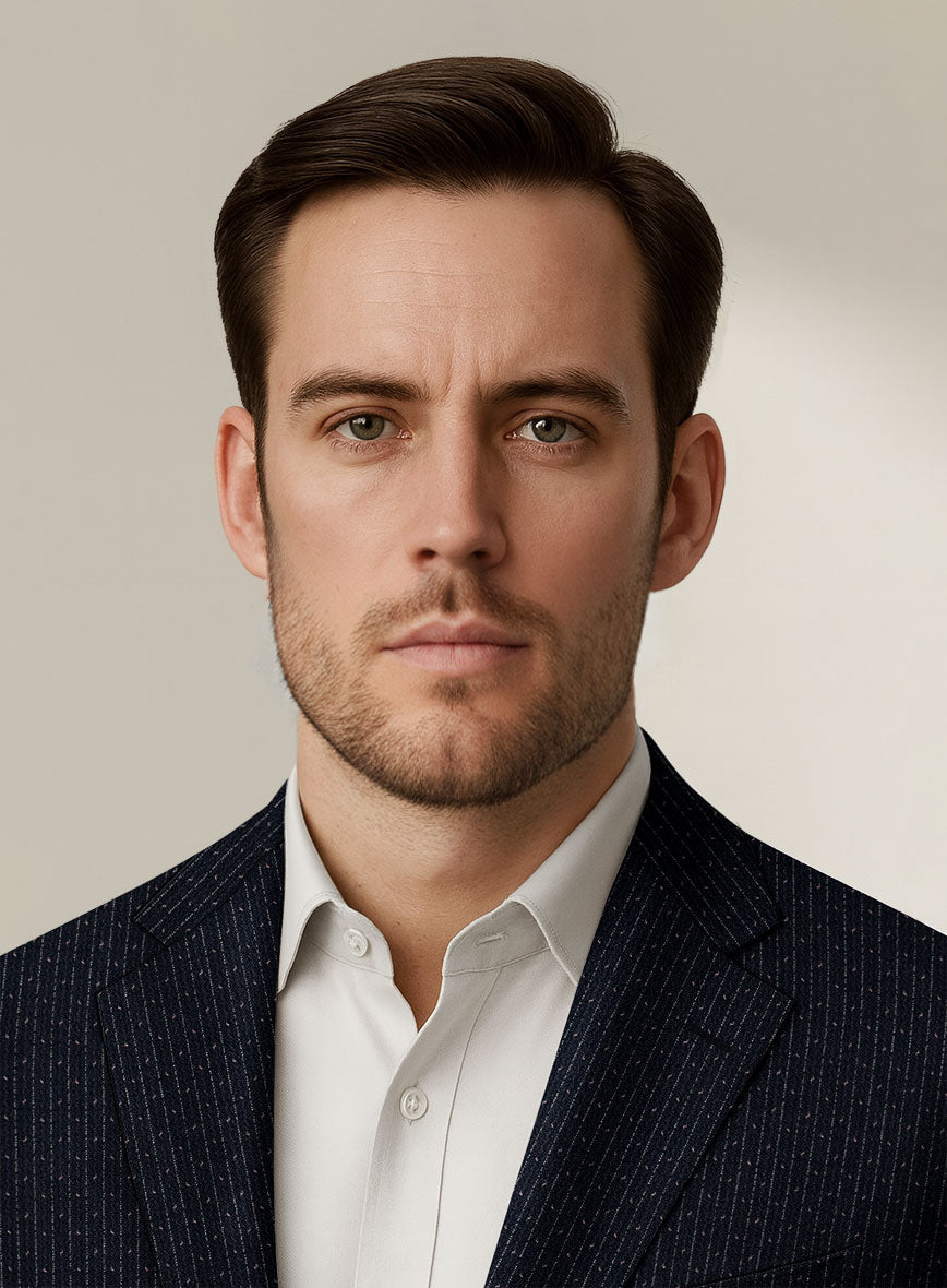 Scabal Dali Mouline Motif Wool Cashmere Jacket - StudioSuits